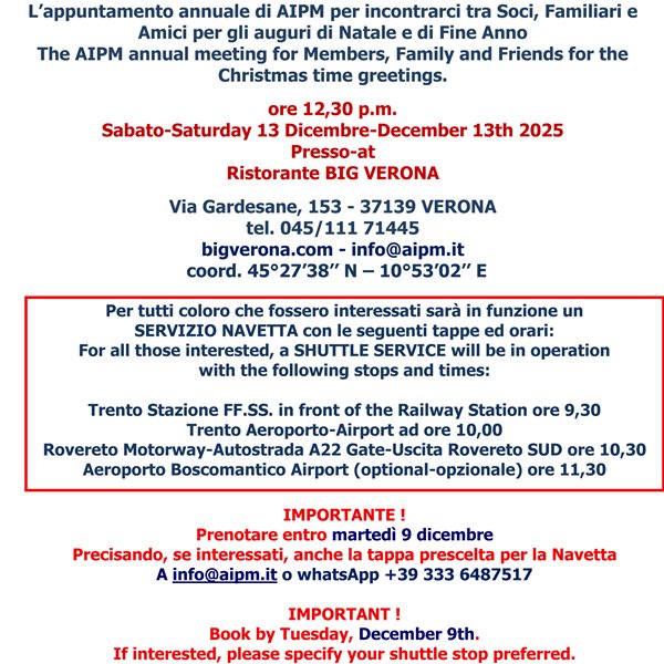 13 dicembre - Pranzo di Santa Lucia